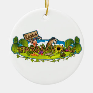 Je suis un ornement de Noël de Farmaholic
