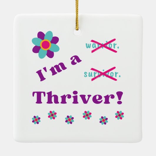 Je suis un ornement de Thriver (Dos)