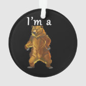Je suis un ours grizzli et Brown (dos)