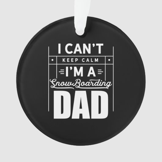 Je Suis Un Papa De Snowboard (devant)