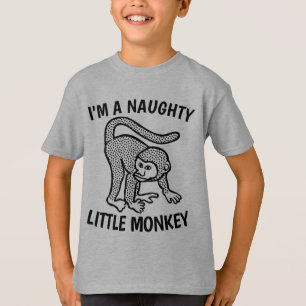 JE SUIS UN PETIT T-Shirts D'ENFANTS DE SINGE.