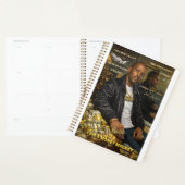 JE SUIS UN PLANNER MAGNÉTIQUE D'ARGENT (Devant avec enveloppe)