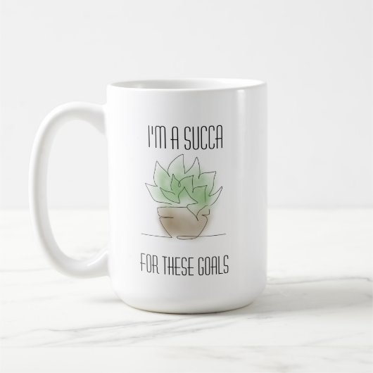 Je suis Un Plante Succulent de la Mug (Gauche)