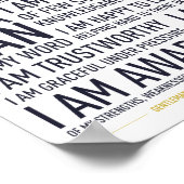 Je Suis Un Poster De Manifeste De Gentleman (Blanc (Coin)