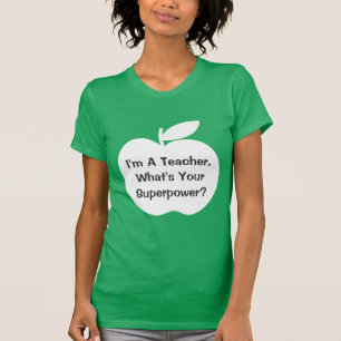 Je suis un professeur ce qui est votre T-shirt de