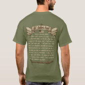 Je suis un soldat sur le T-shirt de vert de la (Dos)