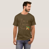 Je suis un T-shirt Cacao Nut (Devant entier)