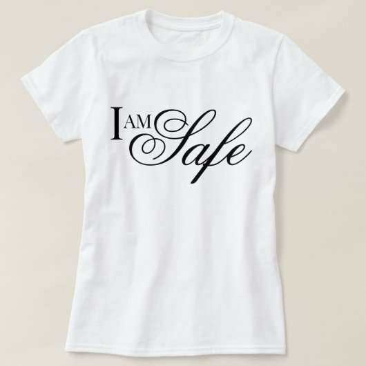 Je suis un T-Shirt d'affirmation de sécurité prièr (Design devant)
