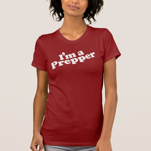 Je suis un T-shirt de femmes de Prepper (Devant)