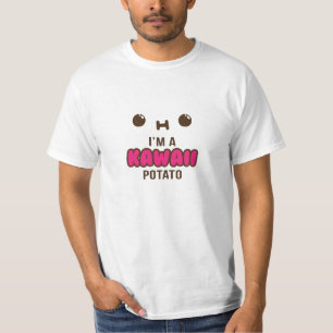 Je suis un T-shirt de pomme de terre de Kawaii