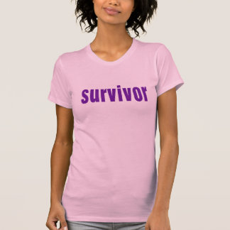 Je suis un T-shirt de survivant, conscience de