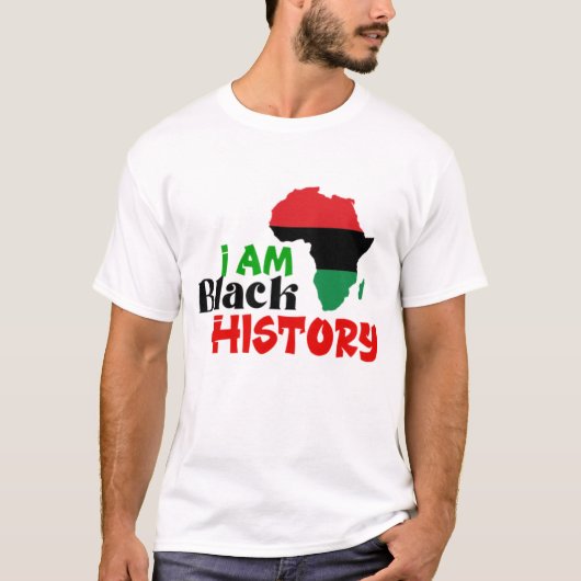 Je Suis Un T-shirt D'Histoire Noire (Devant)