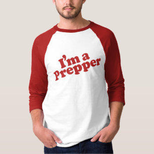 Je suis un T-shirt d'hommes de Prepper (la longue