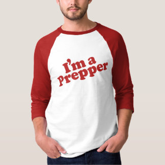 Je suis un T-shirt d'hommes de Prepper (la longue