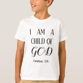 Je suis un T-shirt enfant de Dieu (Devant)