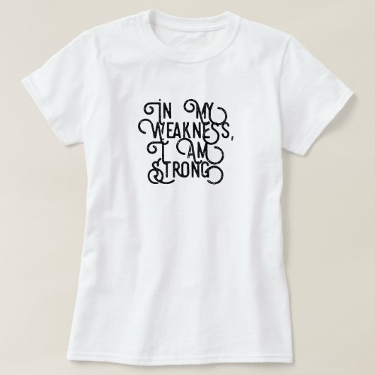 Je Suis Un T-shirt Fort (Design devant)