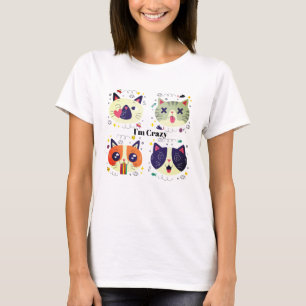 Je suis un T-Shirt graphique drôle de chat mignon