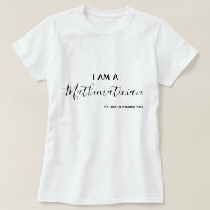 Je suis un T-shirt mathématicien