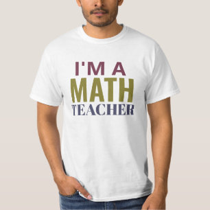 Je suis un t-shirt professeur de maths