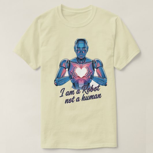 Je suis un t-shirt Robot Peinture (Design devant)