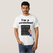 Je suis un t-shirt Scratcher Lottery Scratch Off (Devant entier)