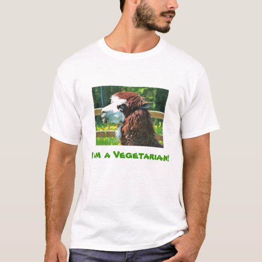 Je suis un T-shirt végétarien (Devant)