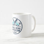 JE SUIS UN VÉRITABLE AMÉRICAIN TASSES  (Devant droit)