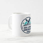 JE SUIS UN VÉRITABLE AMÉRICAIN TASSES  (Devant gauche)