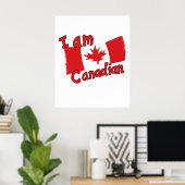 Je suis une affiche canadienne (Bureau à domicile)