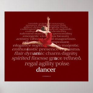 Je Suis Une Affiche De Danseuse