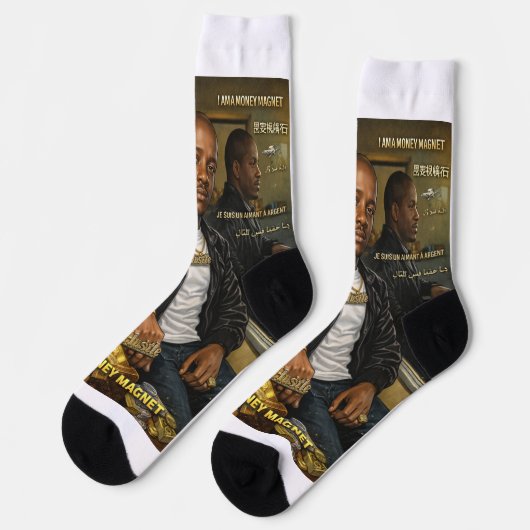 JE SUIS UNE CHAUSSETTE MAGNÉTIQUE D'ARGENT (Gauche)