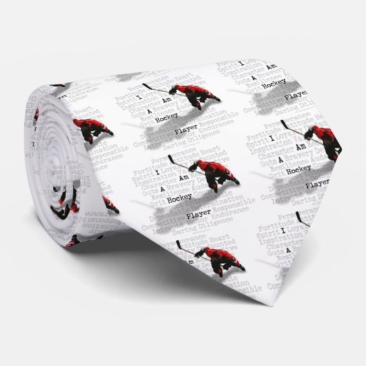 Je Suis Une Cravate De Joueur De Hockey (Roulé)