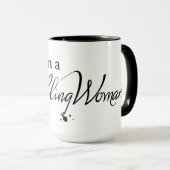 "Je suis une femme qui crie" Mug (Devant droit)