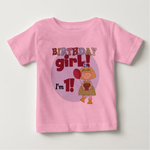 Je suis une fille d'anniversaire Tshirts et cadeau