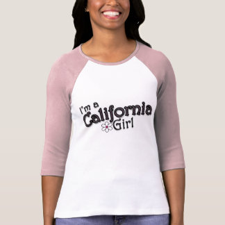Je suis une fille de la Californie, fleur, T-shirt