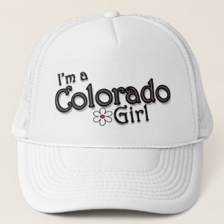 Je suis une fille du Colorado, fleur, casquette de