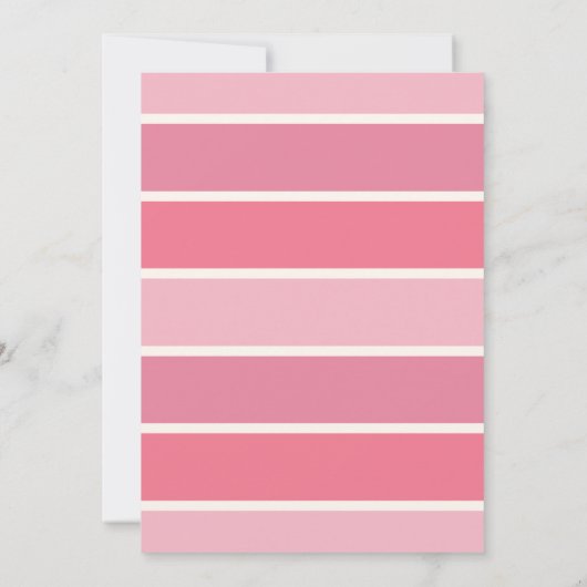 Je suis une grande soeur (rose) carte Faire-part p (Dos)