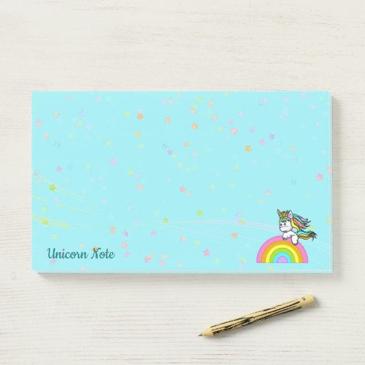 Je suis une licorne - Post-It Notes (Sur un bureau)