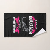 Je suis une maman Iguana géniale (Serviette à main)