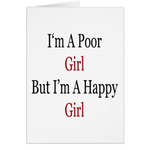 Je suis une pauvre fille mais je suis une fille