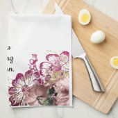 Je suis une serviette de cuisine de flocage de (Quart Plié)