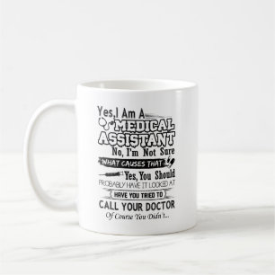 Je suis une tasse d'aide médical