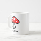Je suis une tasse de champignon de pixel de (Devant gauche)