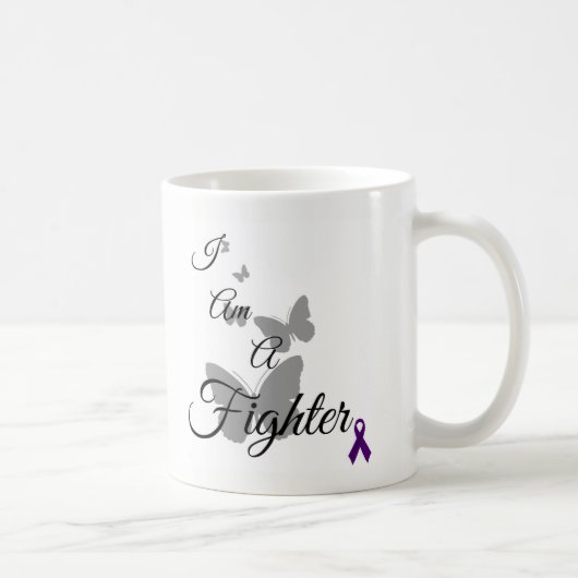 Je suis une tasse de fibromyalgie de combattant (Droite)