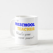 Je suis une tasse préscolaire de professeur (Devant gauche)