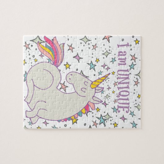 Je suis UNIQUE - le puzzle 8" de conception de (Horizontal)