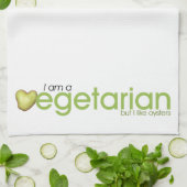 Je suis Végétarien Vertical Serviette de cuisine (Plié)