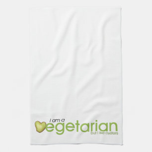 Je suis Végétarien Vertical Serviette de cuisine