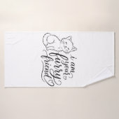 Je suis votre ami à fourrure Design de compagnie m (Serviette de bain)
