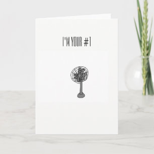 Je suis votre carte de fan du numéro 1